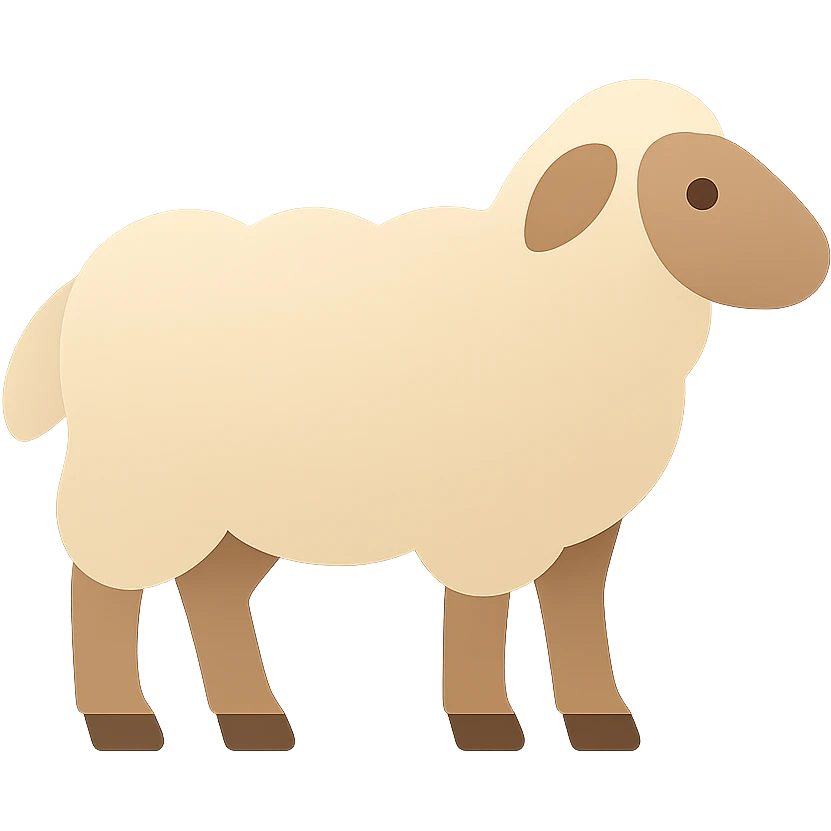 Sheep emoji