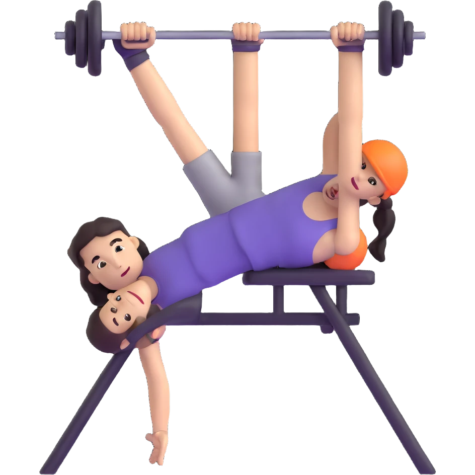 person doing a workout emoji