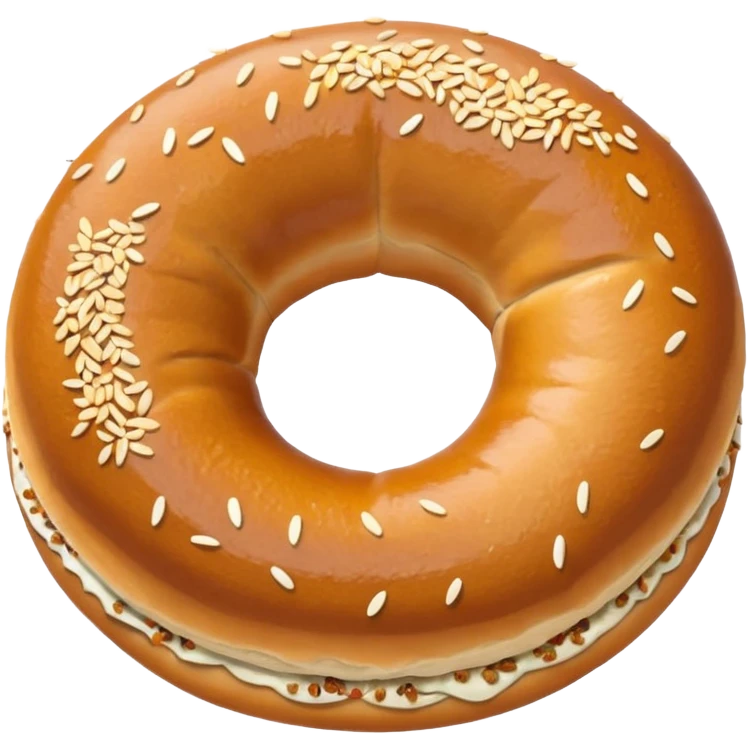 simit Turkish sesame bagel emoji