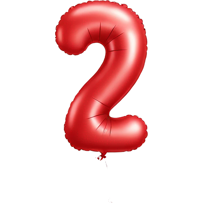 balloon-shaped-like-number-3-red emoji