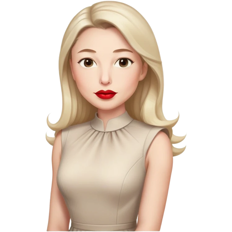 Elon musk dressed in drag emoji