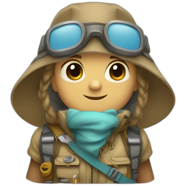 cute explorer emoji