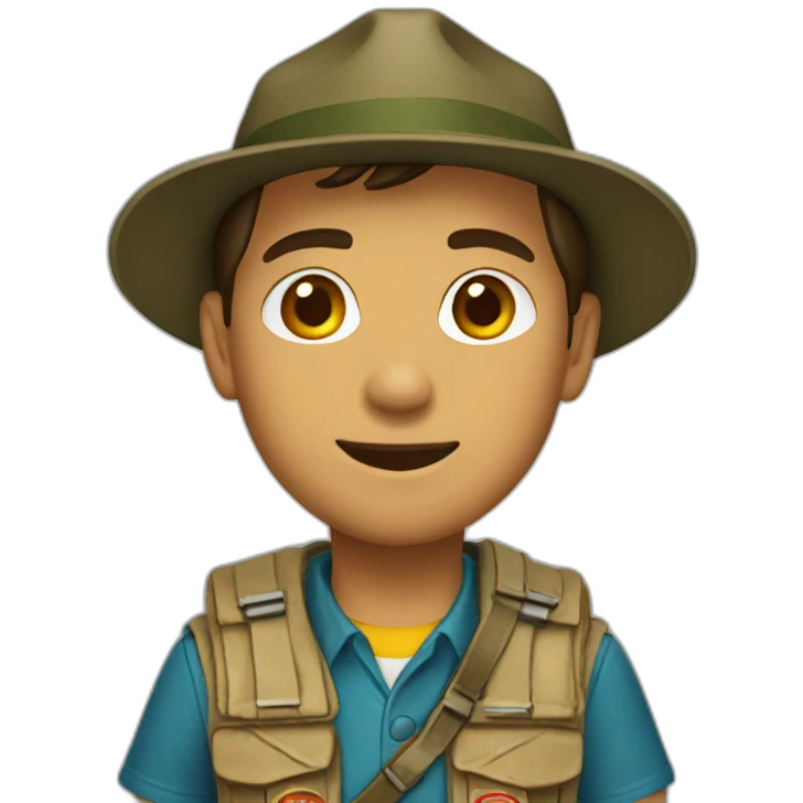 Scout-saludando emoji