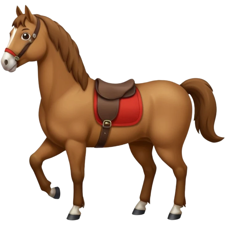 Happy horse emoji
