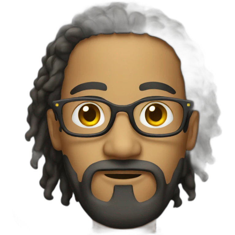 professor with rasta emoji