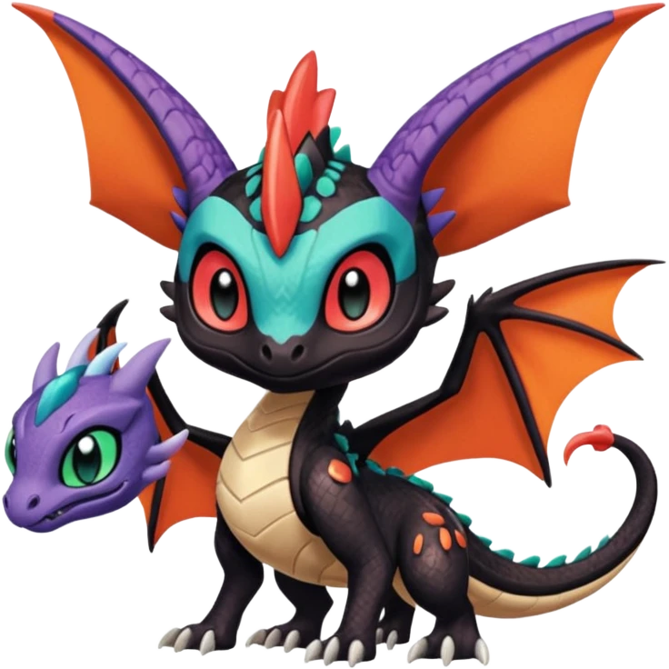 Meloetta-Noivern-Spyro-Toothless-Stitch-Pokémon-Fakémon-creature-hybrid emoji