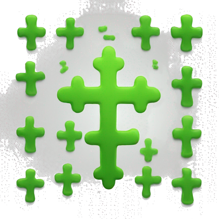 green plus emoji