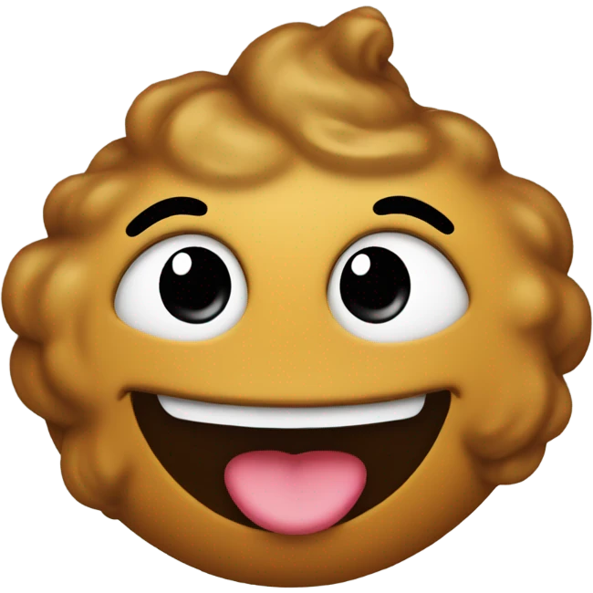 A poo with a smily face  emoji