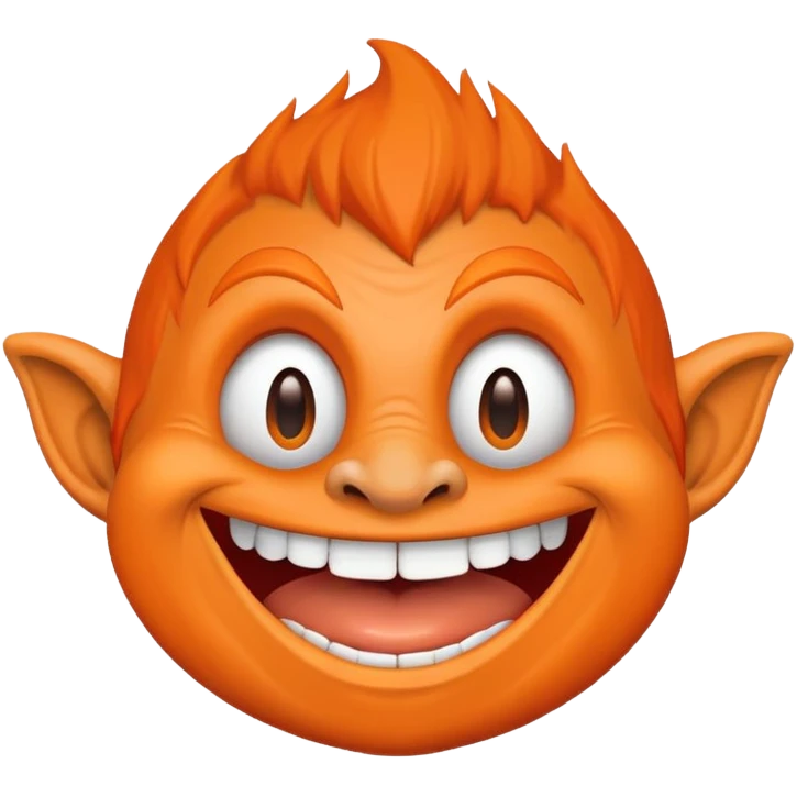 troll face with smirk emoji