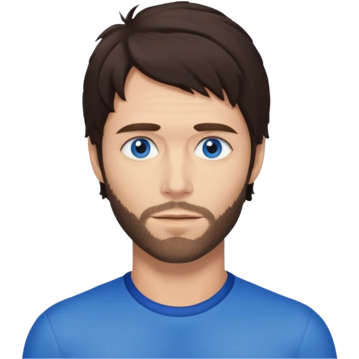  Howard Donald with dark brown hair, blue eyes emoji