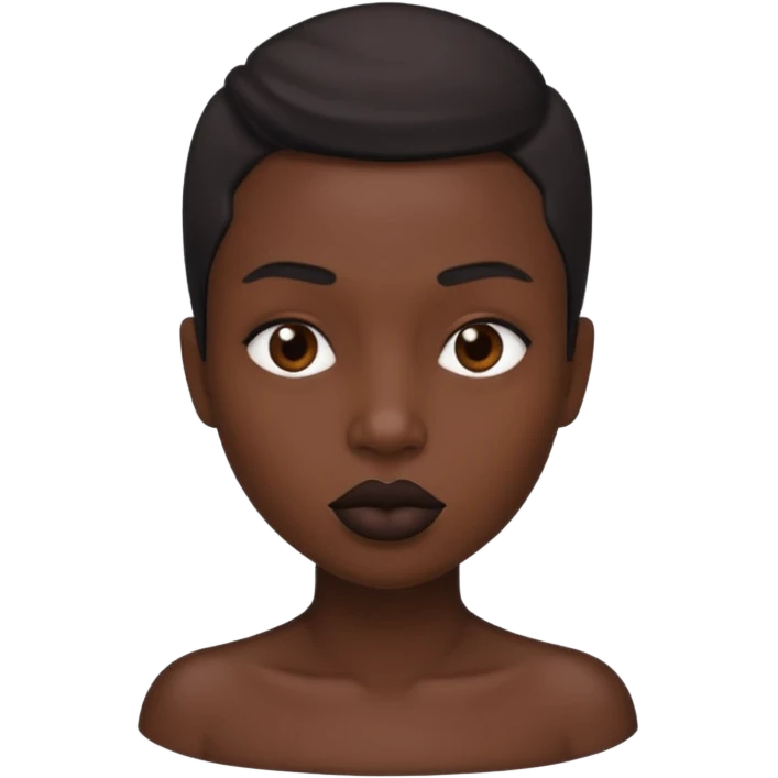 Black lips only emoji