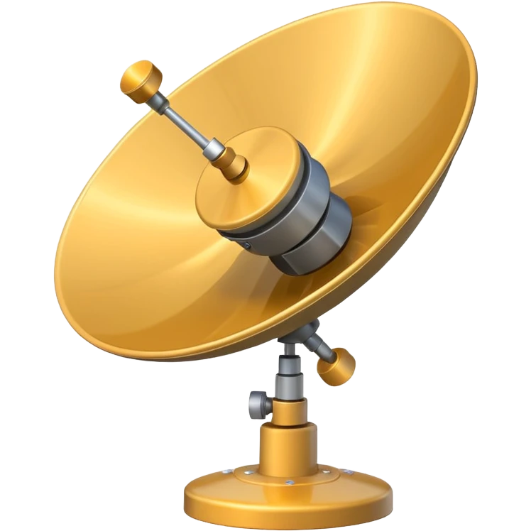 Small Satellite dish emoji