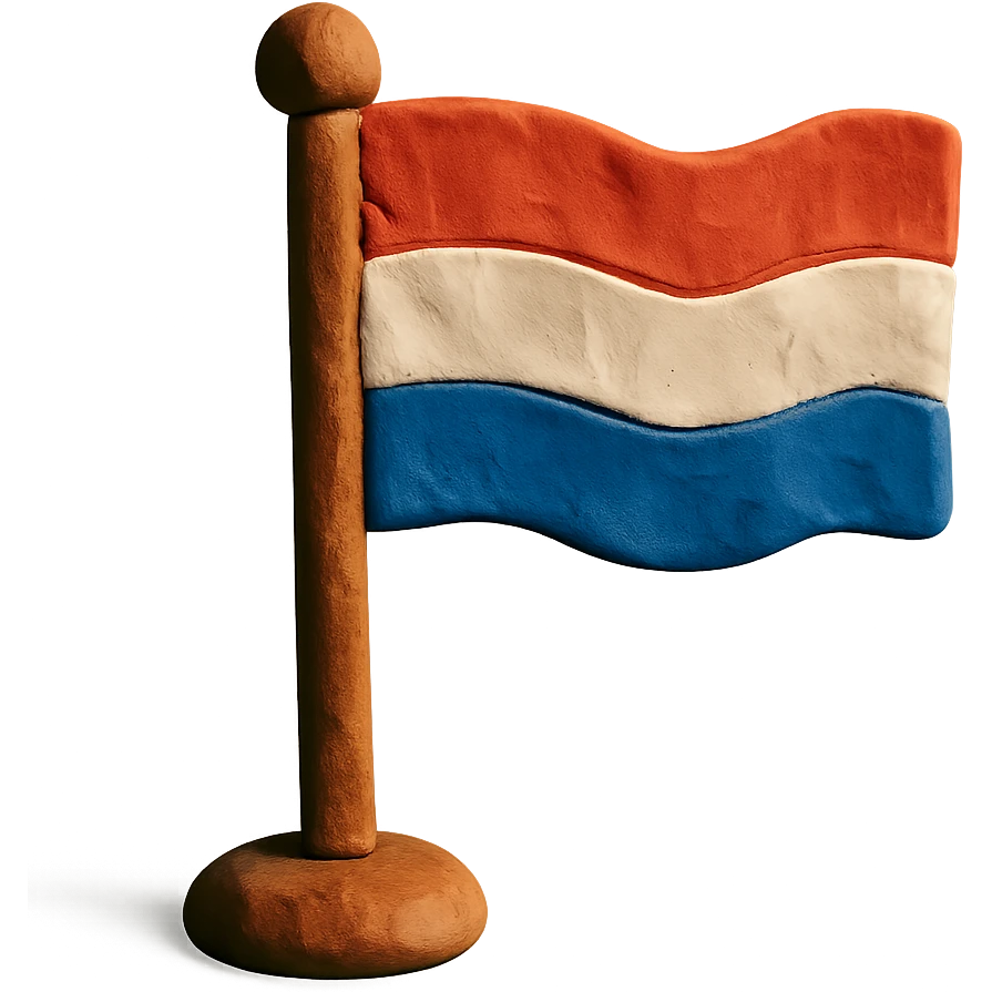 flag with red, blue and white stripes emoji