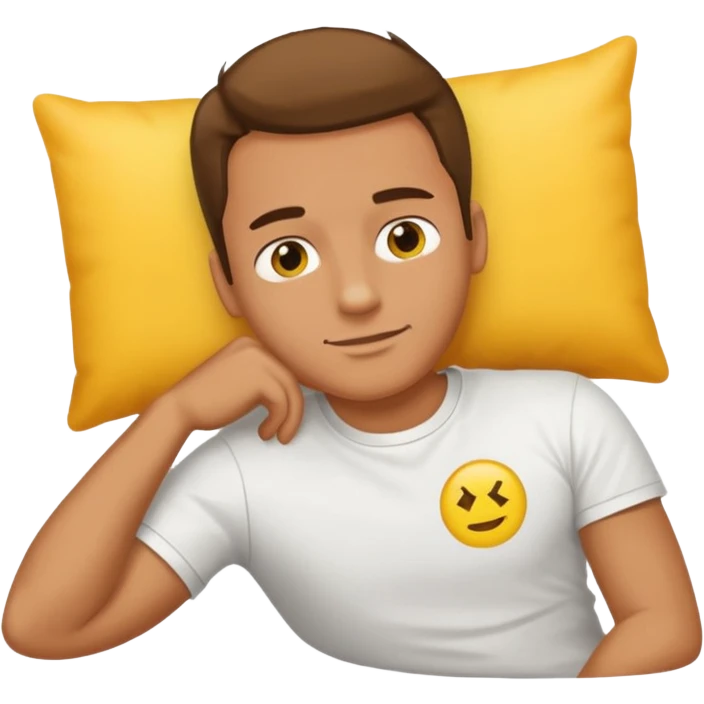 nap time laying down man with z emoji add shirt emoji