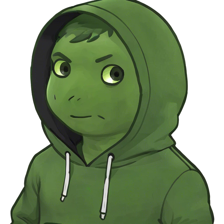 Boy wearning Black hoodie  emoji