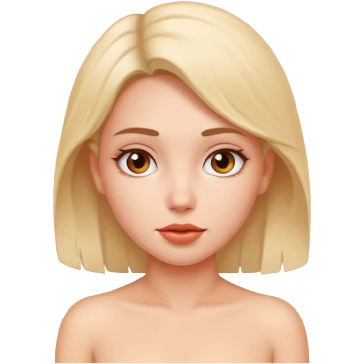 Hot and cold girl naked emoji