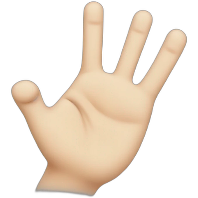 Fingers cat emoji