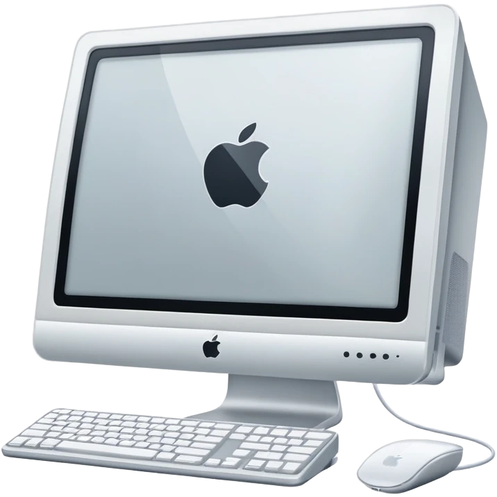 Apple iMac Y2K computer emoji