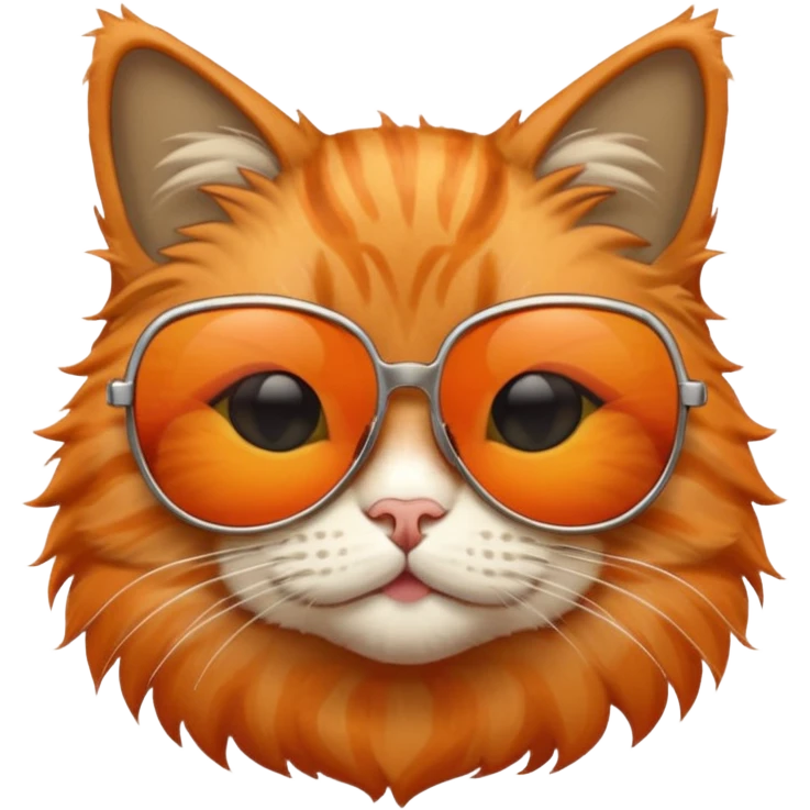 Cat wearing sunglasses emoji