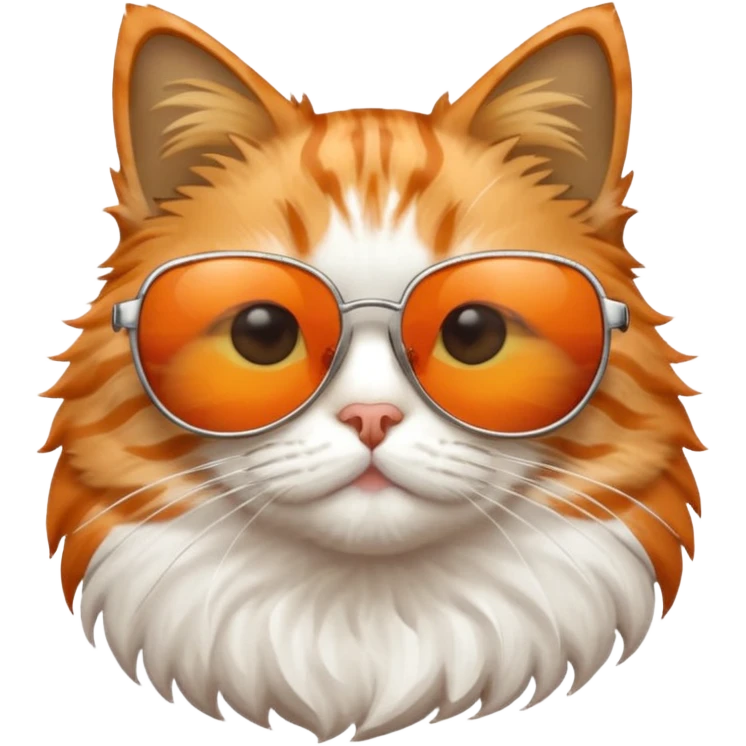 Cat wearing sunglasses emoji