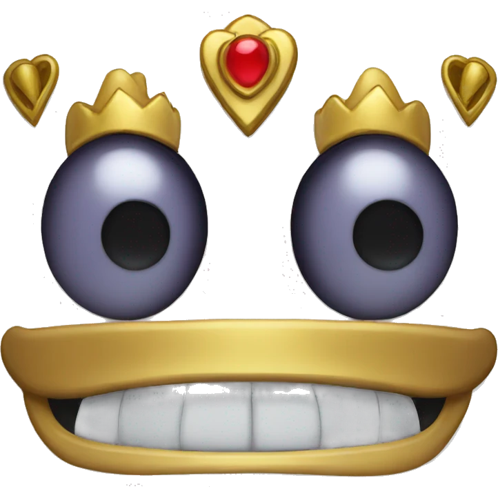 king-boo-hoo from mario game emoji