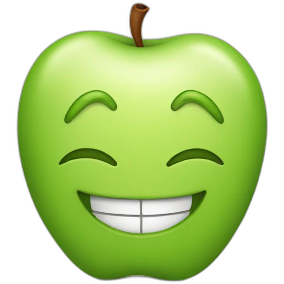 smile apple style emoji