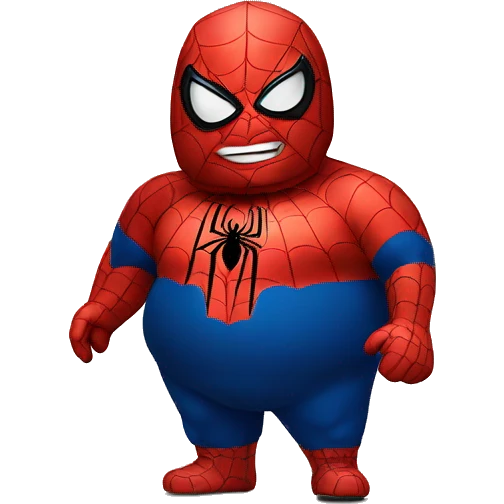 fat spiderman emoji