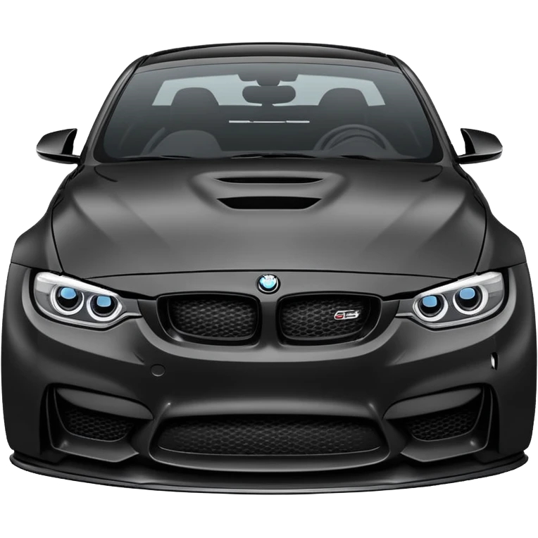 M3 g80 black with a body kit emoji