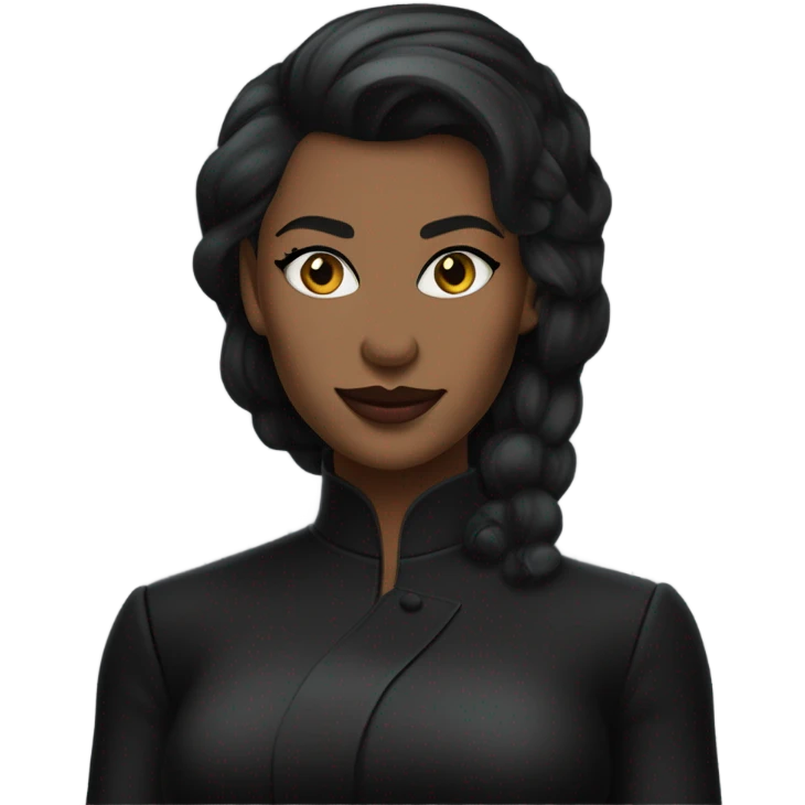 Evil female mastermind emoji