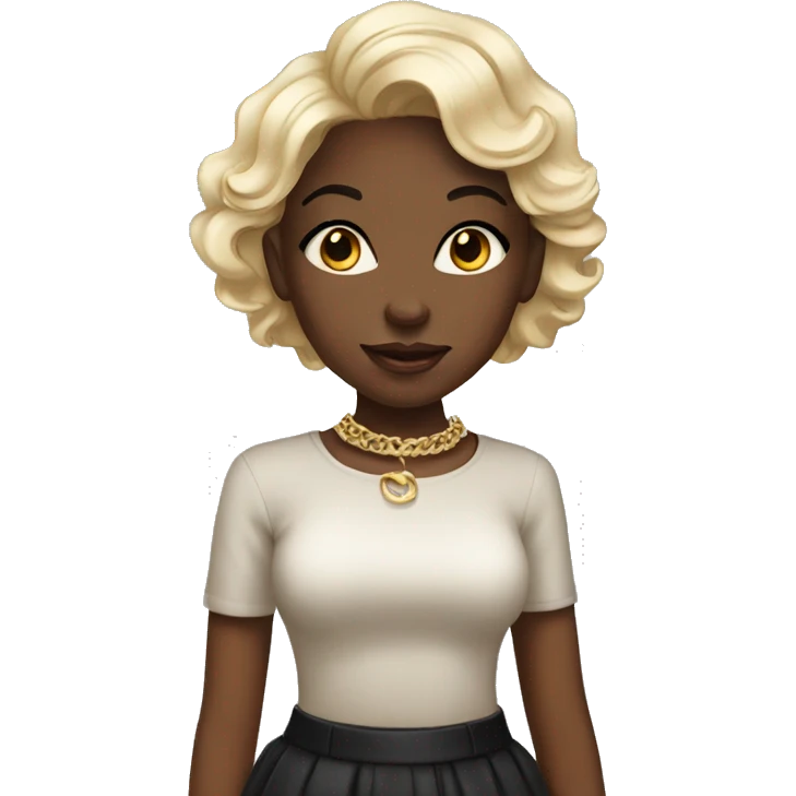 Black girl luxury  emoji