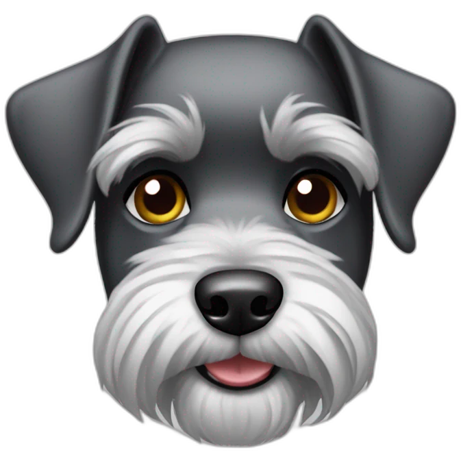 miniature schnauzer emoji