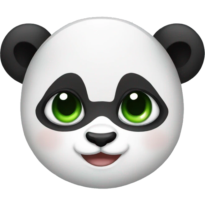 Baby 💚 as a panda emoji