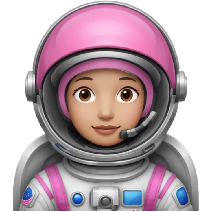 Astronaut with Pink Visors emoji