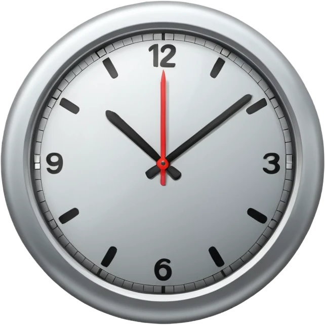 Clock it  emoji