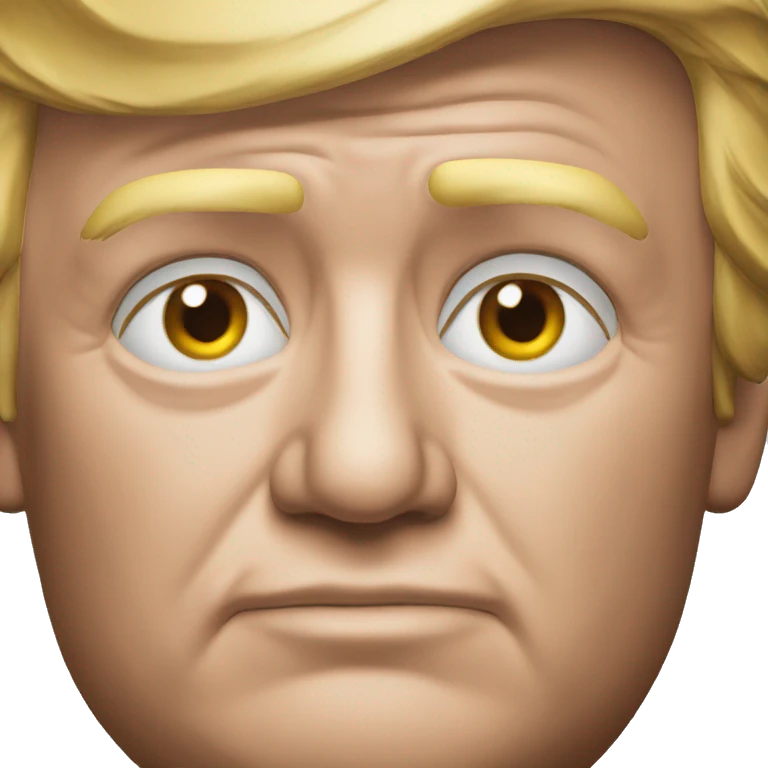 photorealistic Donald trump emoji