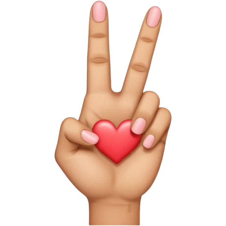 hand korean finger heart emoji that has the middle finger sticking out emoji