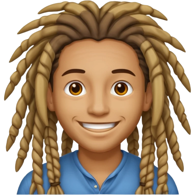 Hipster dreadlocks emoji
