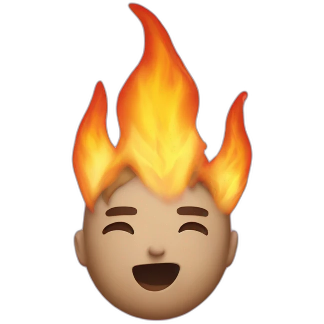 Flamme coeur emoji