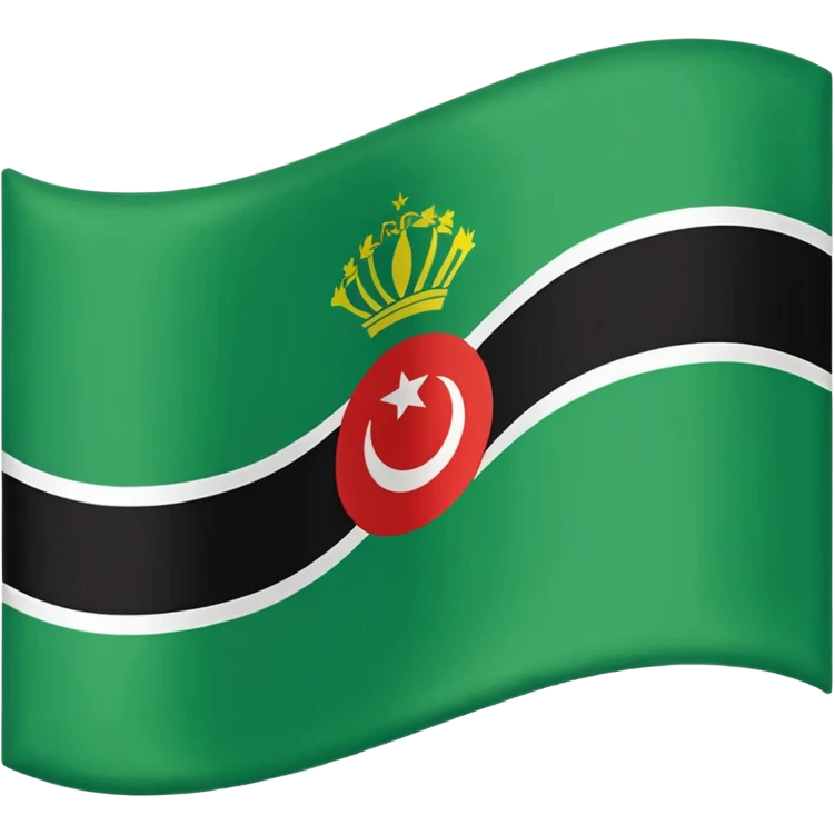 Just do a simple flag I want to put in my bio. Have u seen the panjshir flag do that it’s not in the emojis but make it exactly like the picture don’t add anything else. something on the middle search it up and make it in a shape of flag like the emojis no it’s goes like green on  emoji