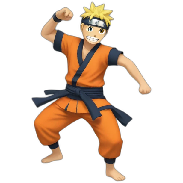 Naruto dancing emoji