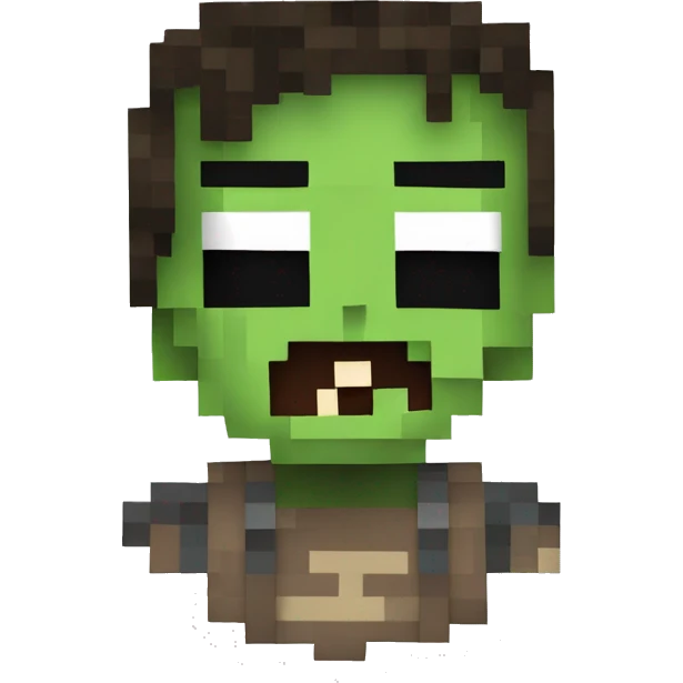 Sus Minecraft zombie  emoji