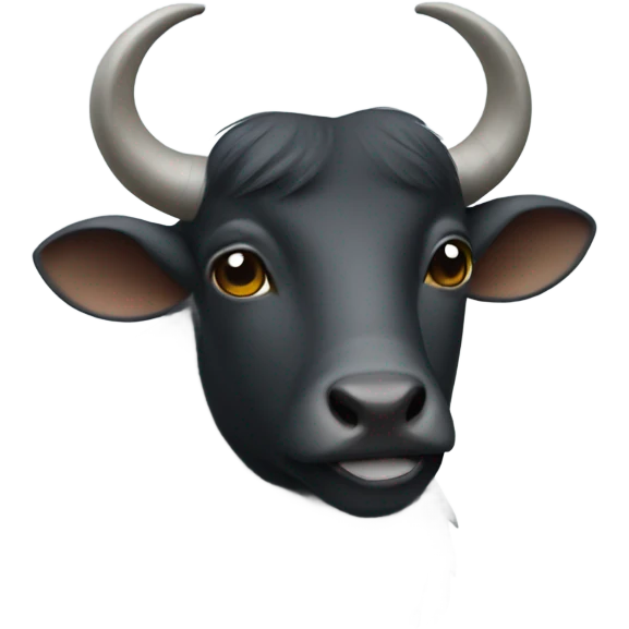 Black Tamaraw emoji