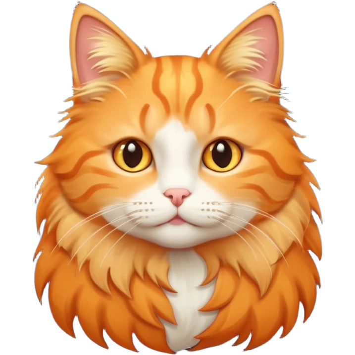 Gato con estrellas emoji