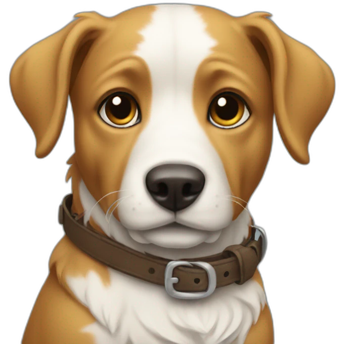 dog with boots emoji