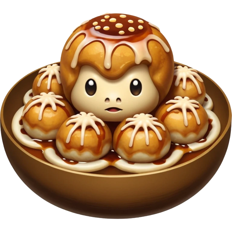 ONLY  ONE Takoyaki ball emoji