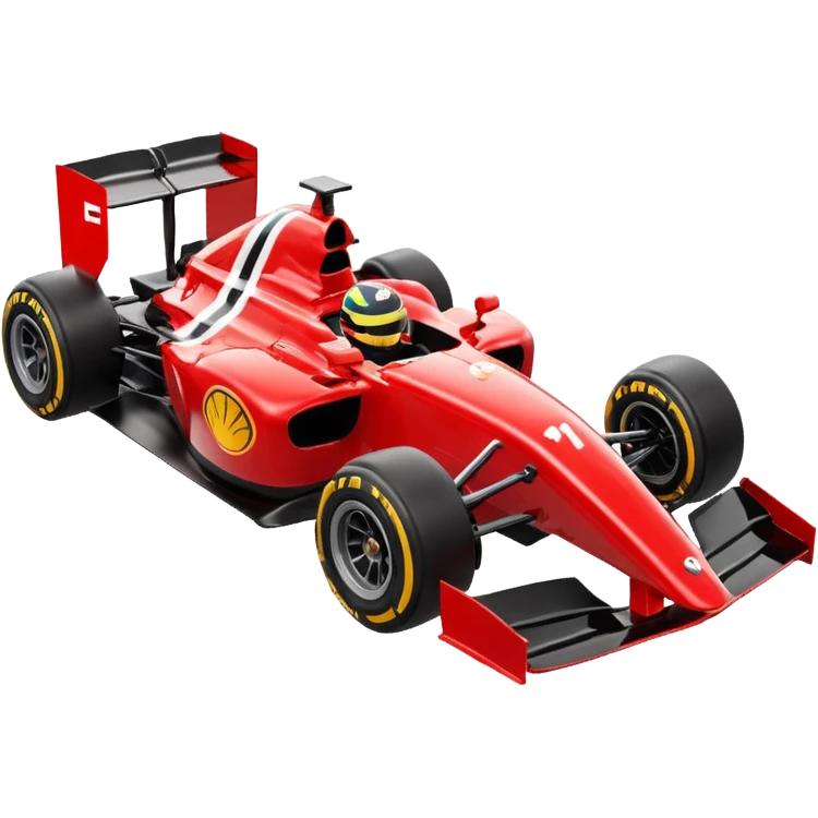 F1 with racing flag motif emoji