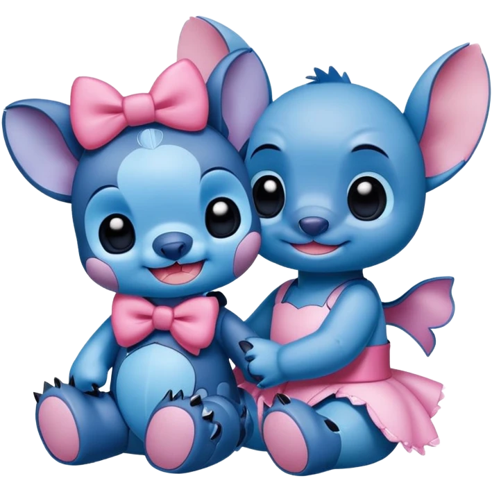 Stitch and hello kitty  emoji