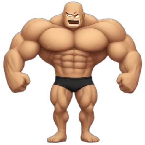 muscle man emoji