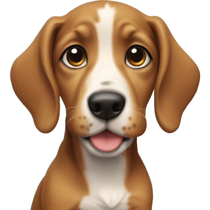 Dushhound puppy  emoji