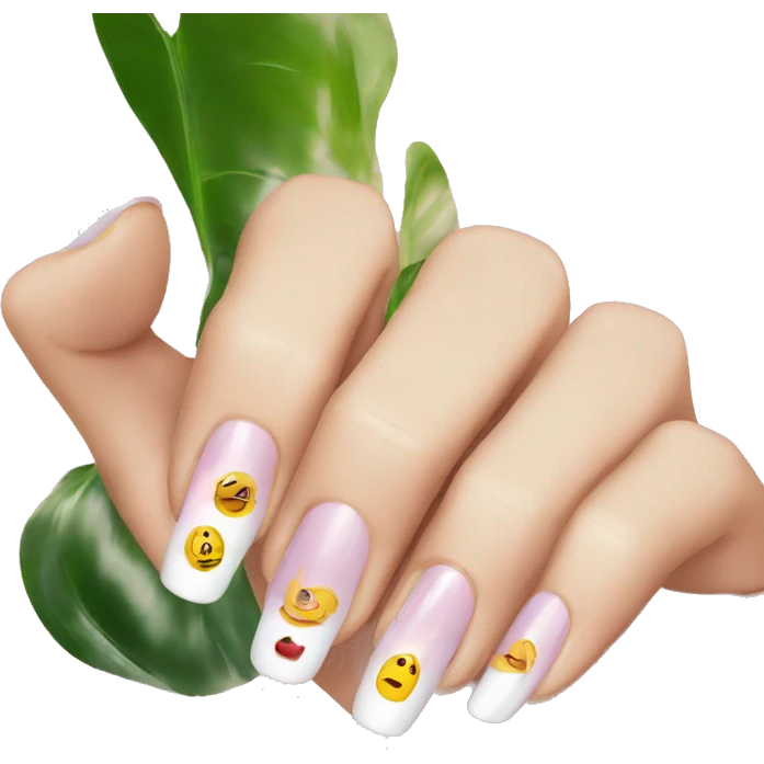 Fresh manicure  emoji